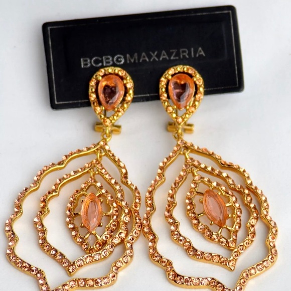 BCBGMaxAzria Jewelry - NWT BCBG Peach Earrings Non-Returnable Orig $98.00